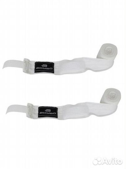 Бинты BoyBo хлопок-эластан, кмф (Красный, 4,5 м )