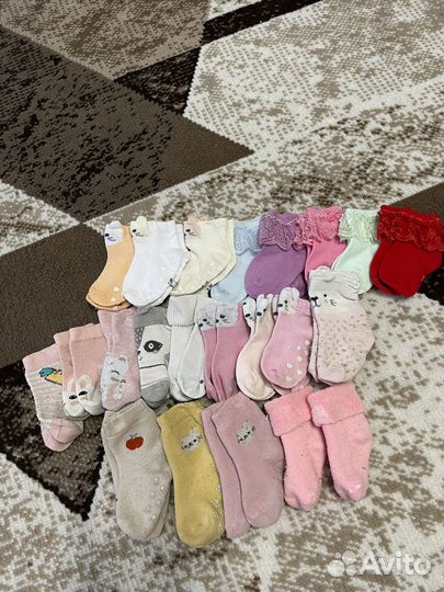 Носки для девочки 0-12мес