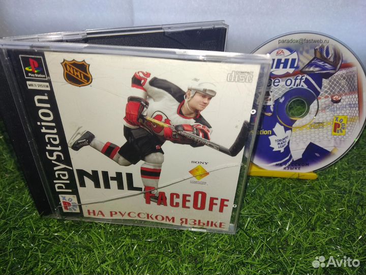 Диск ps1 NHL Face OFF