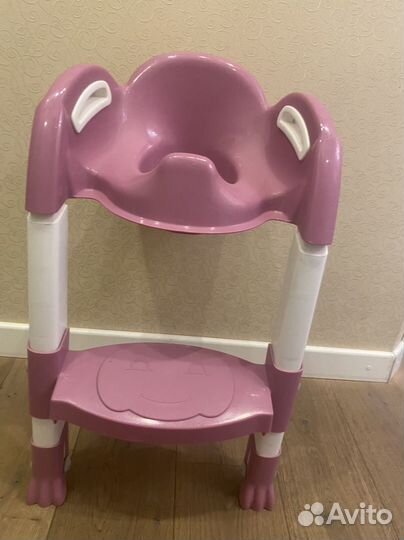 Детское сиденье с лестницей на унитаз