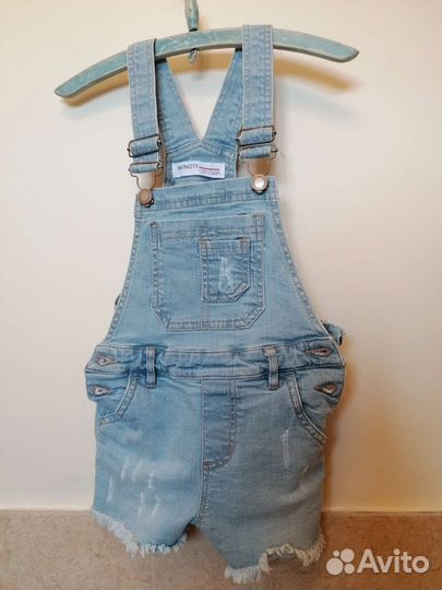 Джинсовый комбинезон 98 104