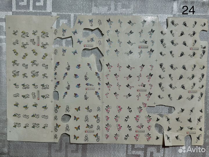 Наклейки слайдеры на ногти