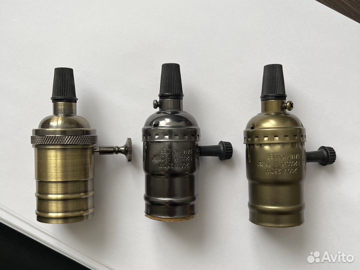 Винтажные патроны в стиле ретро, лофт