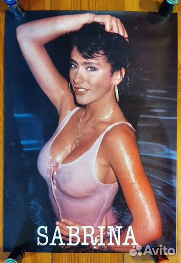 Плакат постер Ласковый май, Виктор Цой, Sabrina