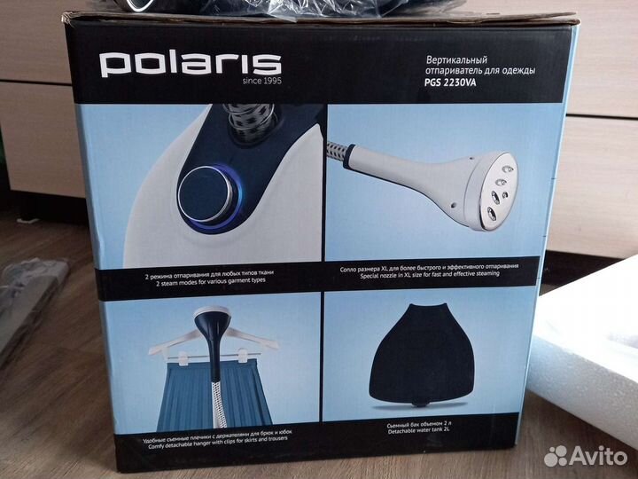 Отпариватель для одежды Polaris pgs2230va,новый