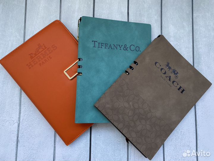 Ежедневник блокнот coach hermes tiffany с ручкой
