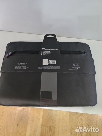 Чехол для ноутбука BMW M Carbon Perforated Black