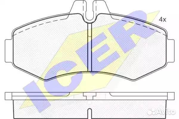 Колодки торм.дисковые