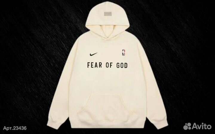 Толстовка мужская Nike x Fear of God (Fog) новая о