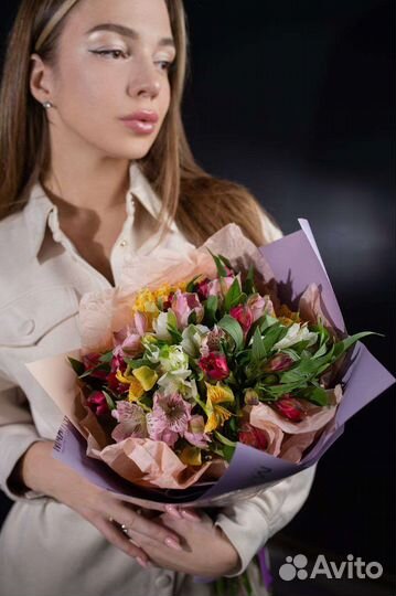 Ассорти альстромерий