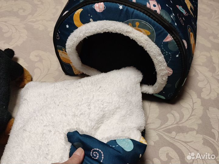 Домик-лежанка 2в1 для животных