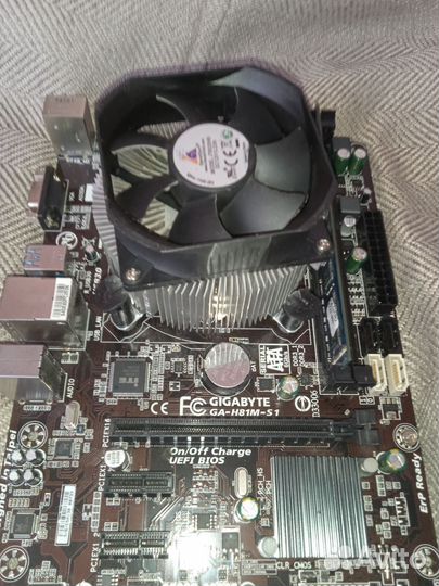 Комплект мать проц память