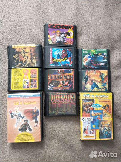 Картриджи sega