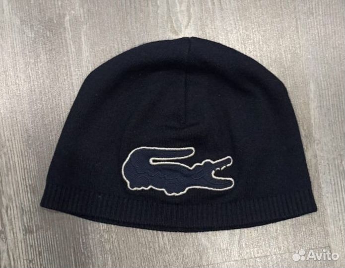 Шапка шерстяная lacoste