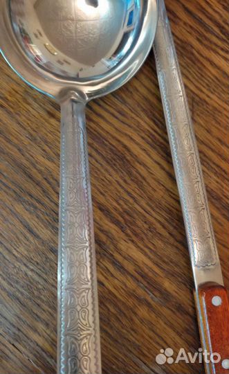 Шумовка и половник для казана 48 см