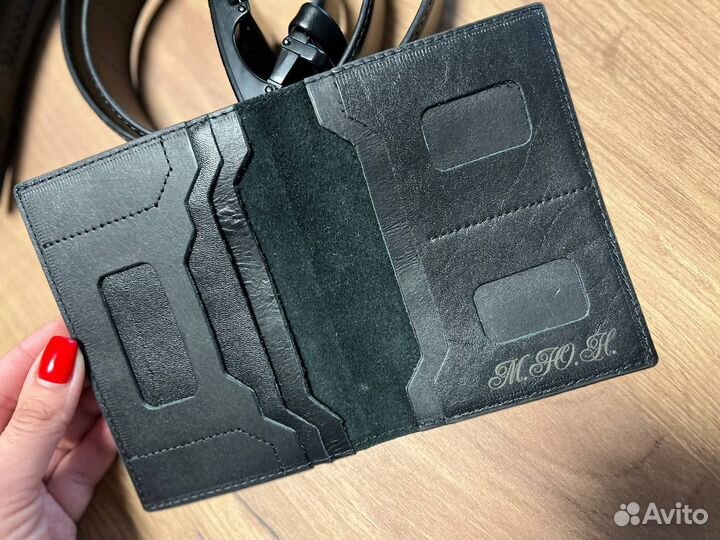 Обложка трансформер для документов из кожи