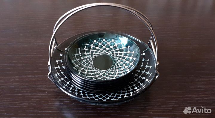 Набор для варенья, десерта. Стекло. СССР