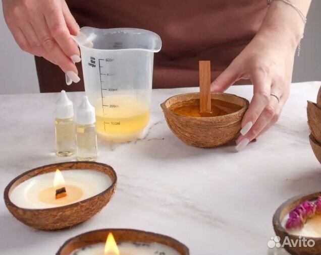 Воск кокосовый премиум для свечей