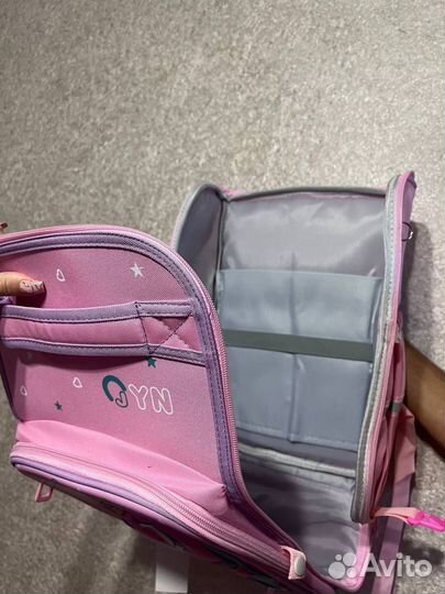 Новый Школьный ортопедический рюкзак с единорогом