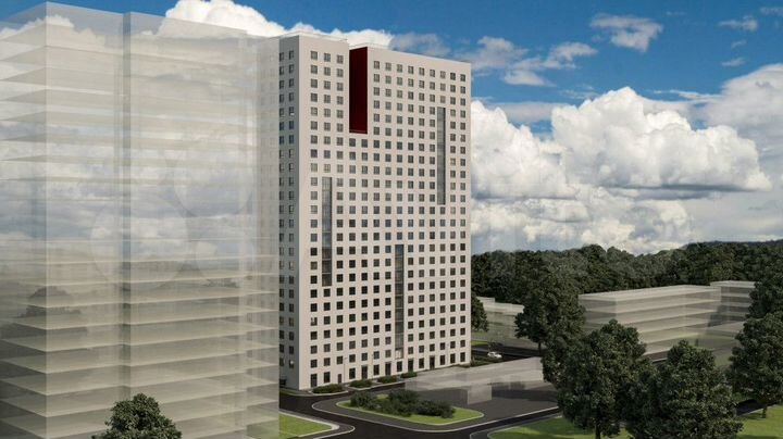 1-к. квартира, 54,7 м², 4/24 эт.