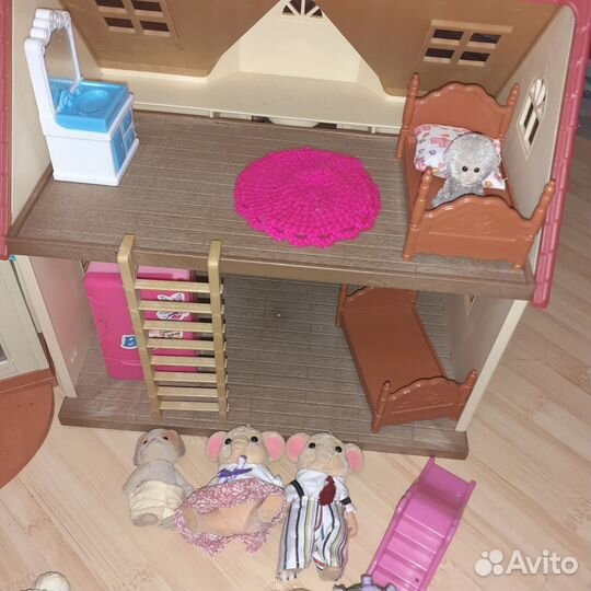 Sylvanian Families Дом Марии, автобус, куклы Лол