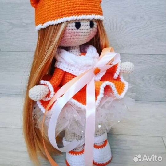 Кукла вязаная ручная работа