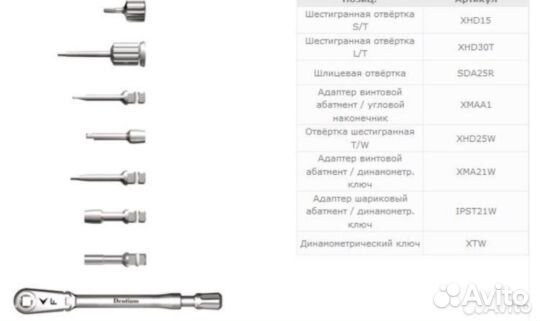 Ортопедический набор Dentium Prostethic kit