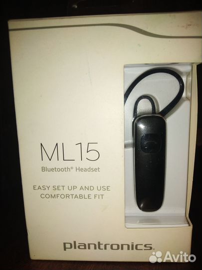 Bluetooth гарнитура plantronics ml15