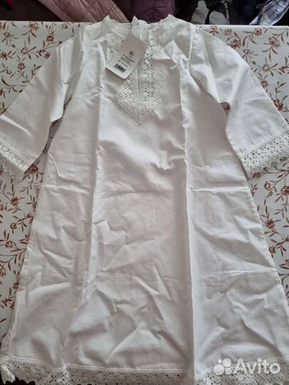 Крестильная рубашка 98