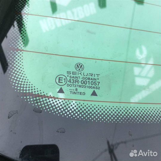 Дверь багажника со стеклом Фольксваген Гольф 4 Б