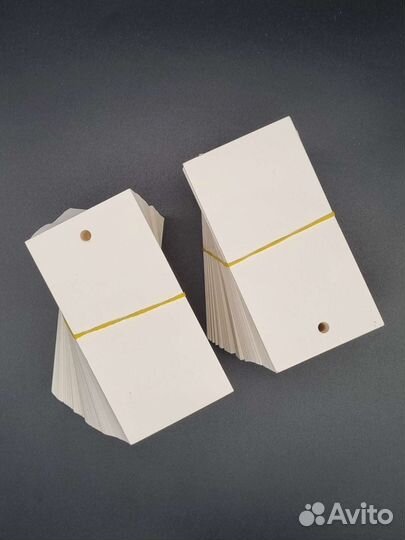 Бирки белые