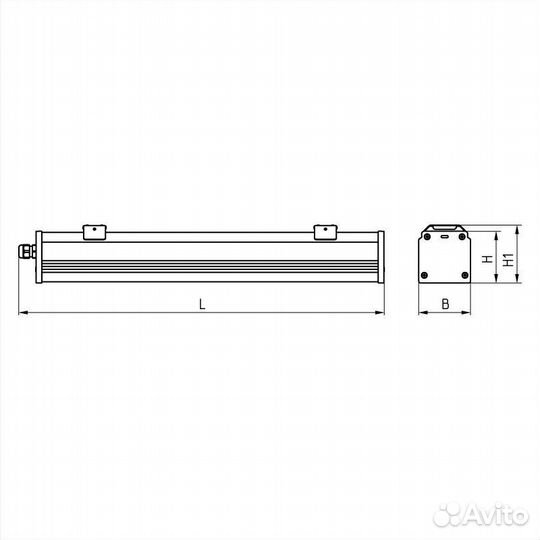 Светильник дсп49-50-345 Blade EM3 DT 840