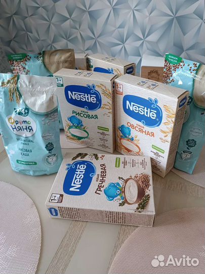 Детские каши безмолочные