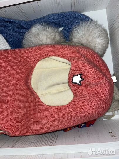 Шапки детские шлем ушанка