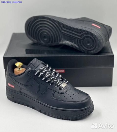 Кроссовки Nike Air Force 1 Low & Supreme (Арт.20856)