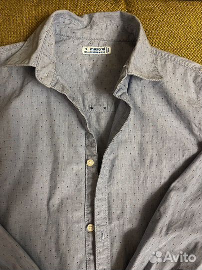 Рубашка для мальчика 134