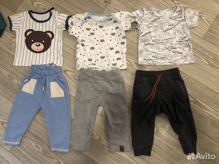 Детские вещи пакетом 74 80 86