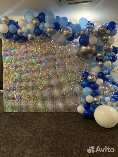 Аренда фотозона пайетки