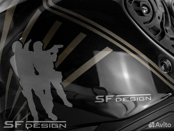 Аэрография для Шлема Nobody Except Us Nobody