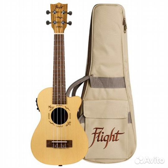 Укулеле Flight DUC328 CEQ SP/ZEB