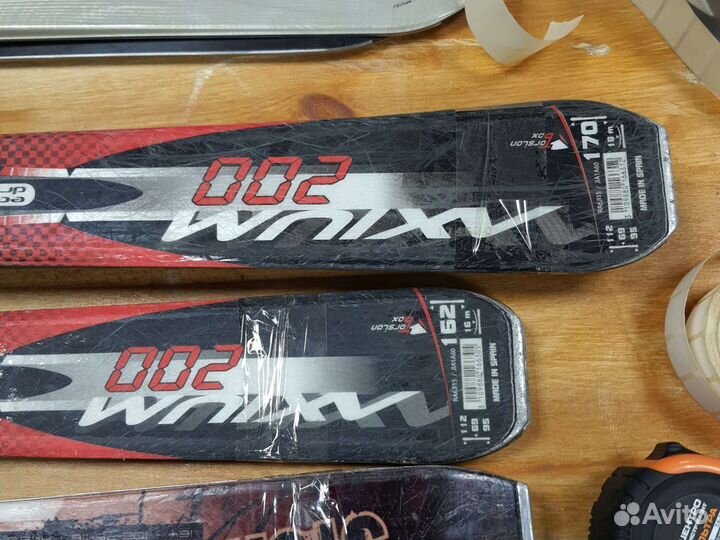 Горные лыжи 162, 170 см. Испания