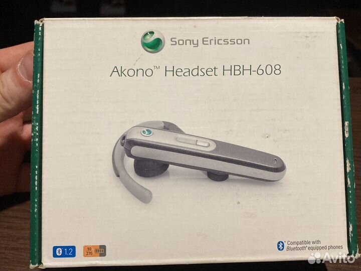Sony Ericsson hbh-608 Bluetooth гарнитура
