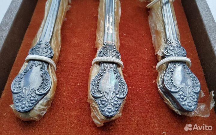 Набор чайных ложек мельхиор СССР. 12 шт