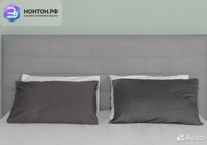 Кровать Амалия серая