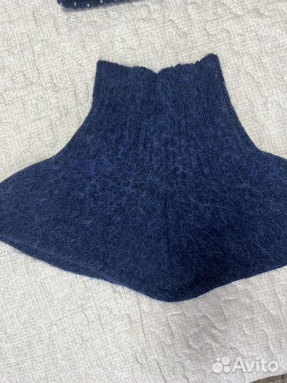 Комплект шапка и манишка