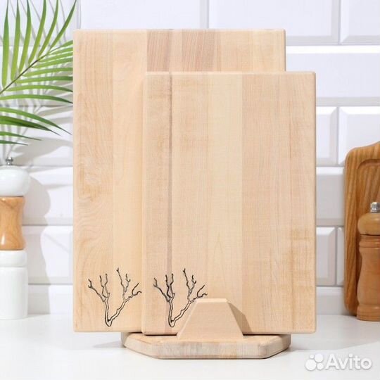 Набор разделочных и сервировочных досок на подстав