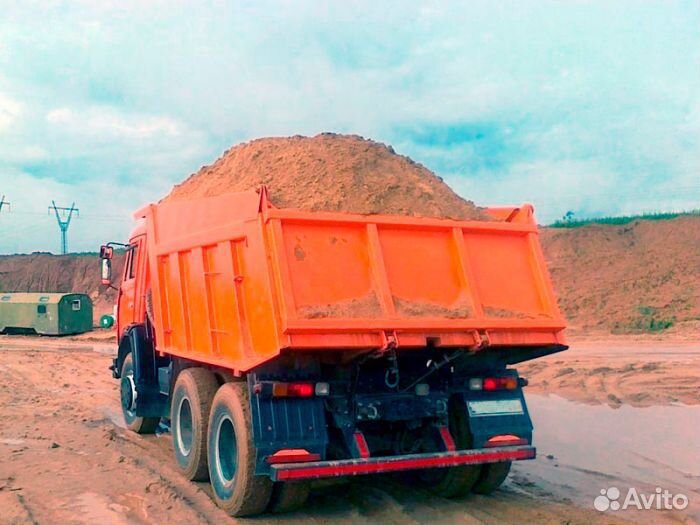 Песок/ Щебень с доставкой вывоз мусора