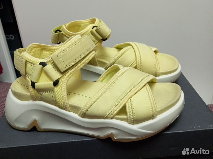 37р новые сандалии ecco chunky sandal