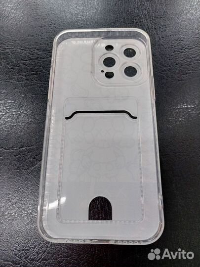 Чехол на iPhone 11, с карманом для карт, светлый