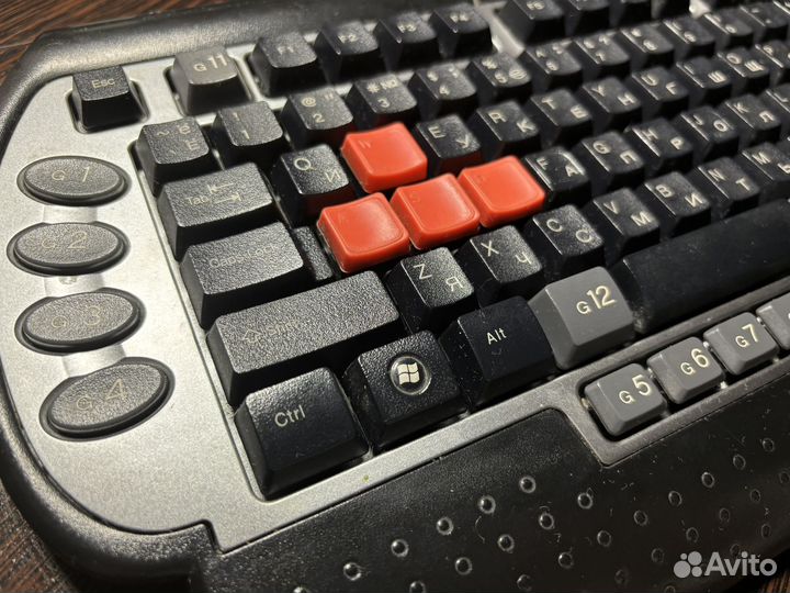 Клавиатура игровая проводная A4Tech X7-G800V